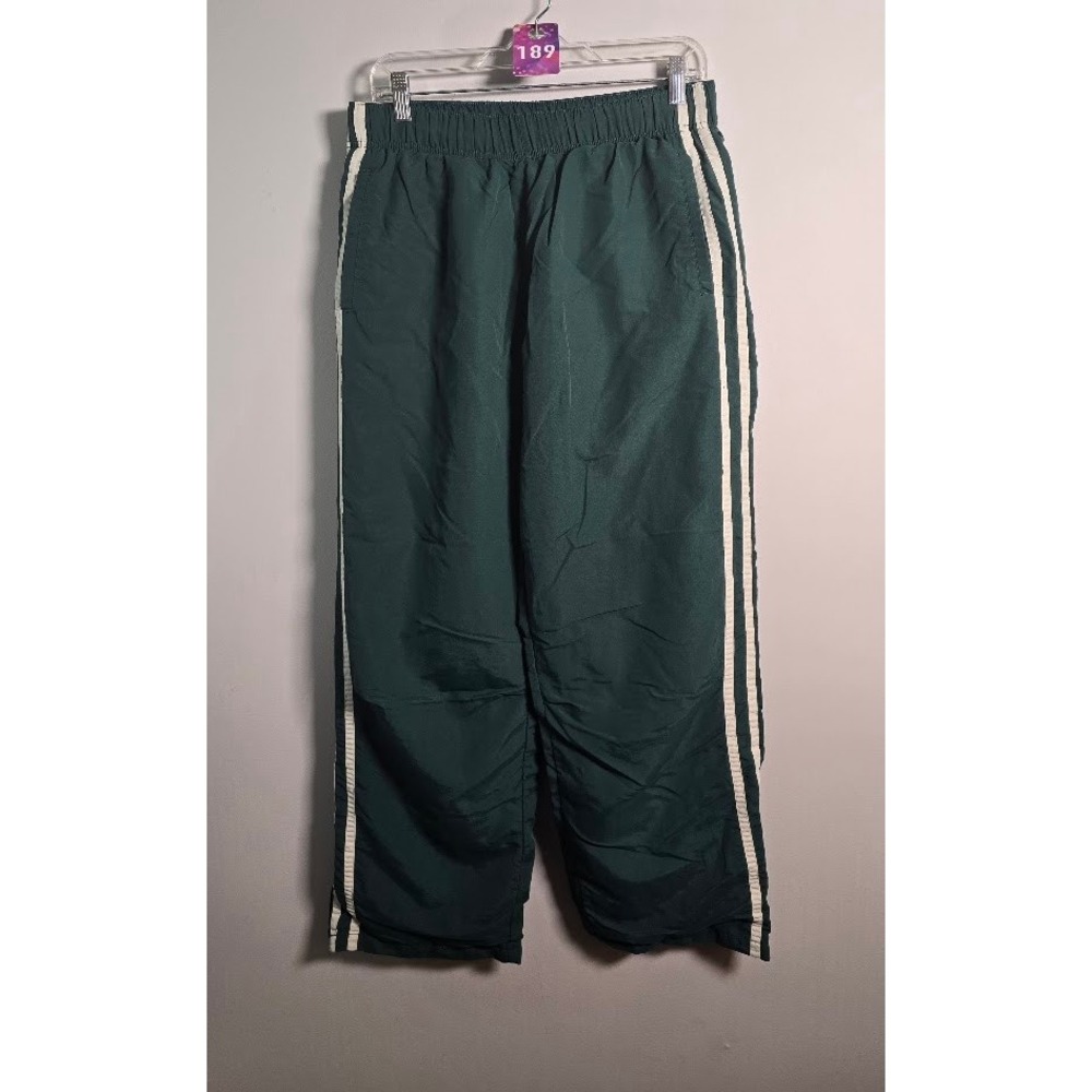 YoungLA Mens 249 Flagship Track Pants Green Windbreaker Streetwear Gym Size XL